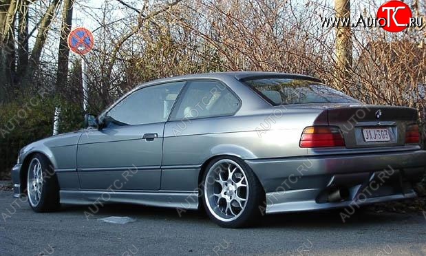 4 499 р. Пороги накладки Rieger2 BMW 3 серия E36 седан (1990-2000)  с доставкой в г. Белгород