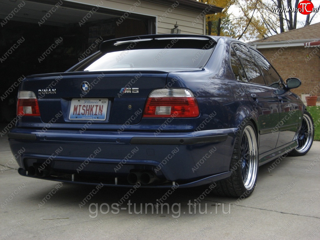 2 499 р. Лип спойлер M5 TECH BMW 5 серия E39 седан дорестайлинг (1995-2000) (Неокрашенный)  с доставкой в г. Белгород