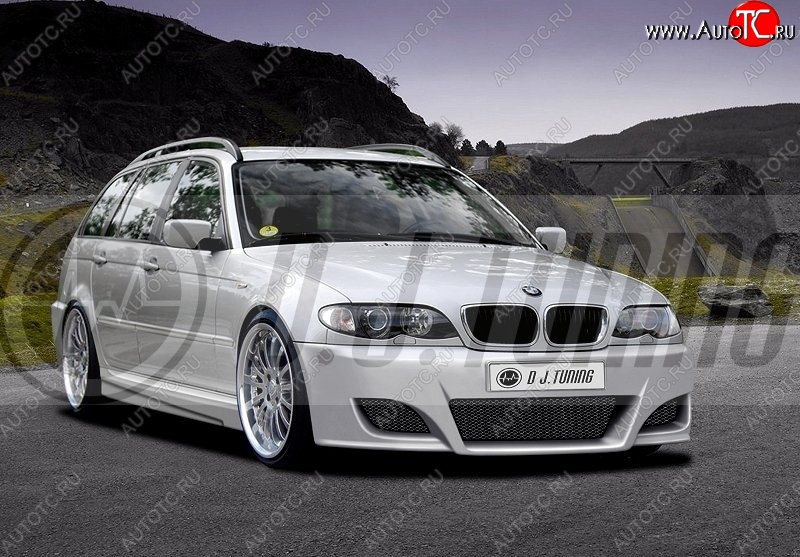 25 899 р. Передний бампер D.J. BMW 3 серия E46 седан дорестайлинг (1998-2001)  с доставкой в г. Белгород