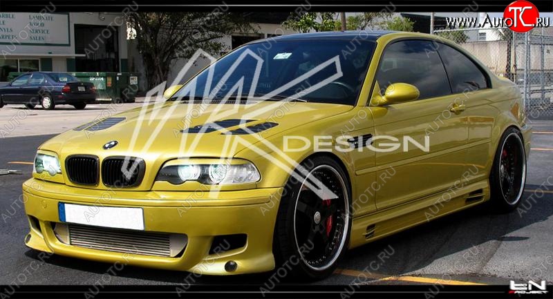 25 899 р. Передний бампер Kersher BMW 3 серия E46 седан дорестайлинг (1998-2001)  с доставкой в г. Белгород