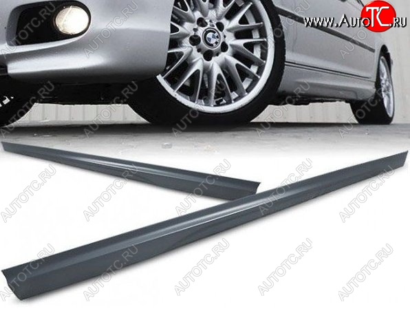 16 649 р. Пороги накладки M-pakiet BMW 3 серия E46 седан дорестайлинг (1998-2001) (Неокрашенные)  с доставкой в г. Белгород