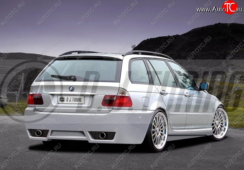 25 899 р. Задний бампер (универсал) D.J. BMW 3 серия E46 седан дорестайлинг (1998-2001)  с доставкой в г. Белгород
