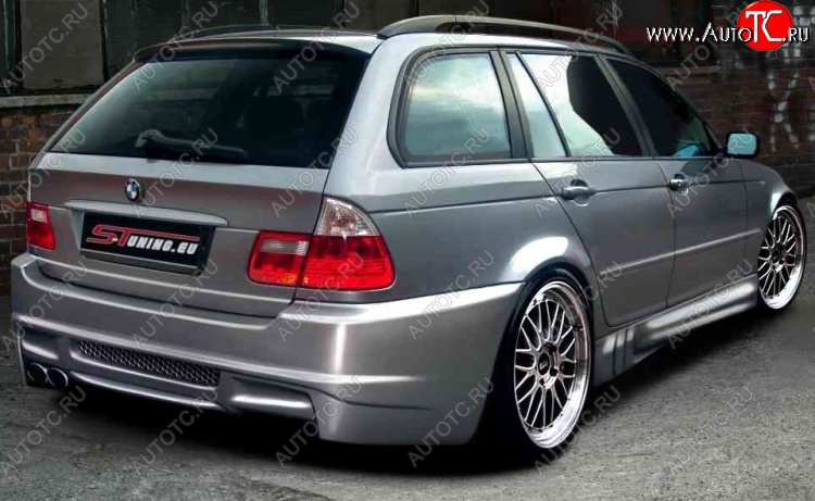 25 899 р. Задний бампер (универсал) ST BMW 3 серия E46 седан дорестайлинг (1998-2001)  с доставкой в г. Белгород