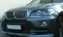 8 999 р. Накладка на передний бампер CT BMW X5 E53 дорестайлинг (1999-2003) (Неокрашенная)  с доставкой в г. Белгород. Увеличить фотографию 2
