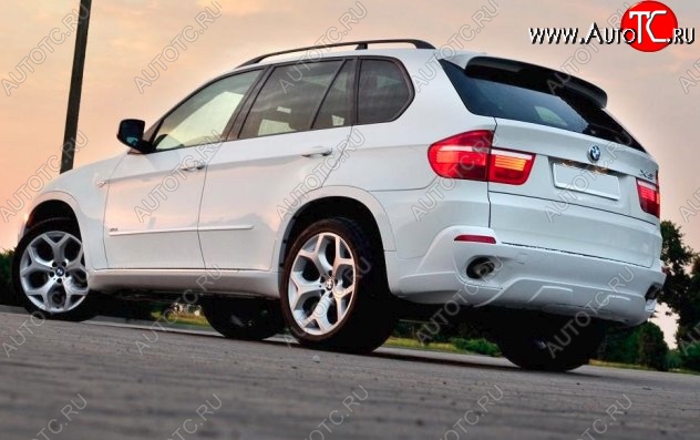 9 349 р. Накладка на задний бампер CT BMW X5 E53 дорестайлинг (1999-2003) (Неокрашенная)  с доставкой в г. Белгород
