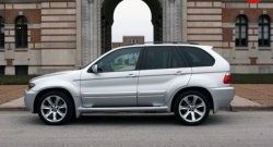 13 999 р. Пороги накладки с расширителями арок Aero BMW X5 E53 дорестайлинг (1999-2003)  с доставкой в г. Белгород. Увеличить фотографию 3