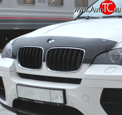 1 249 р. Дефлектор капота NovLine BMW X5 E70 рестайлинг (2010-2013)  с доставкой в г. Белгород
