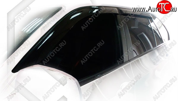 2 199 р. Дефлектора окон CA-Plastic BMW X5 E70 дорестайлинг (2006-2010) (Classic полупрозрачный, Без хром.молдинга)  с доставкой в г. Белгород