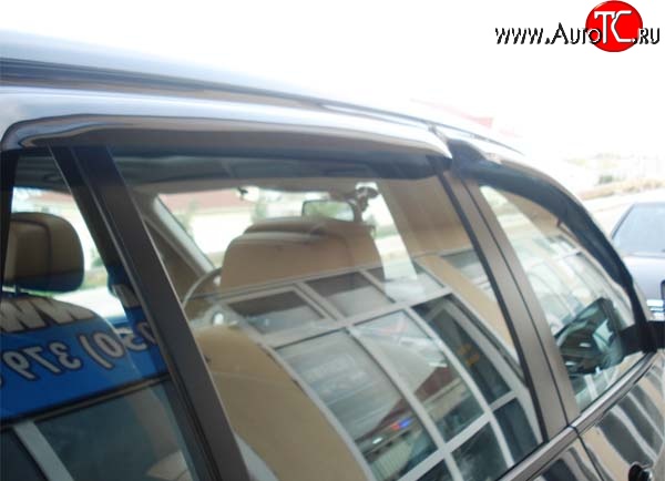 3 169 р. Дефлекторы окон (ветровики) Novline 4 шт. BMW X5 E70 дорестайлинг (2006-2010)  с доставкой в г. Белгород