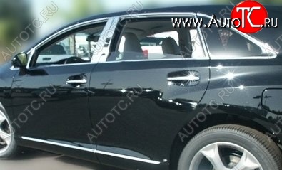 41 799 р. Накладки на стойки дверей СТ BMW X5 E70 рестайлинг (2010-2013) (Неокрашенные)  с доставкой в г. Белгород