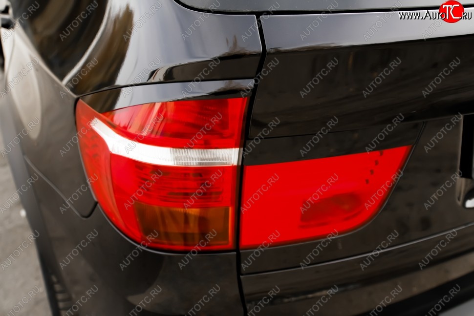 2 099 р. Накладки на фонари LUMMA STYLE BMW X5 E70 рестайлинг (2010-2013) (Неокрашенные)  с доставкой в г. Белгород