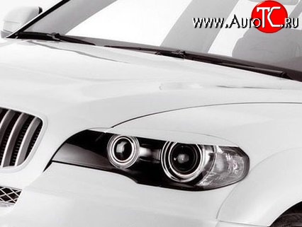979 р. Реснички на фары M-VRS BMW X5 E70 дорестайлинг (2006-2010) (Неокрашенные)  с доставкой в г. Белгород
