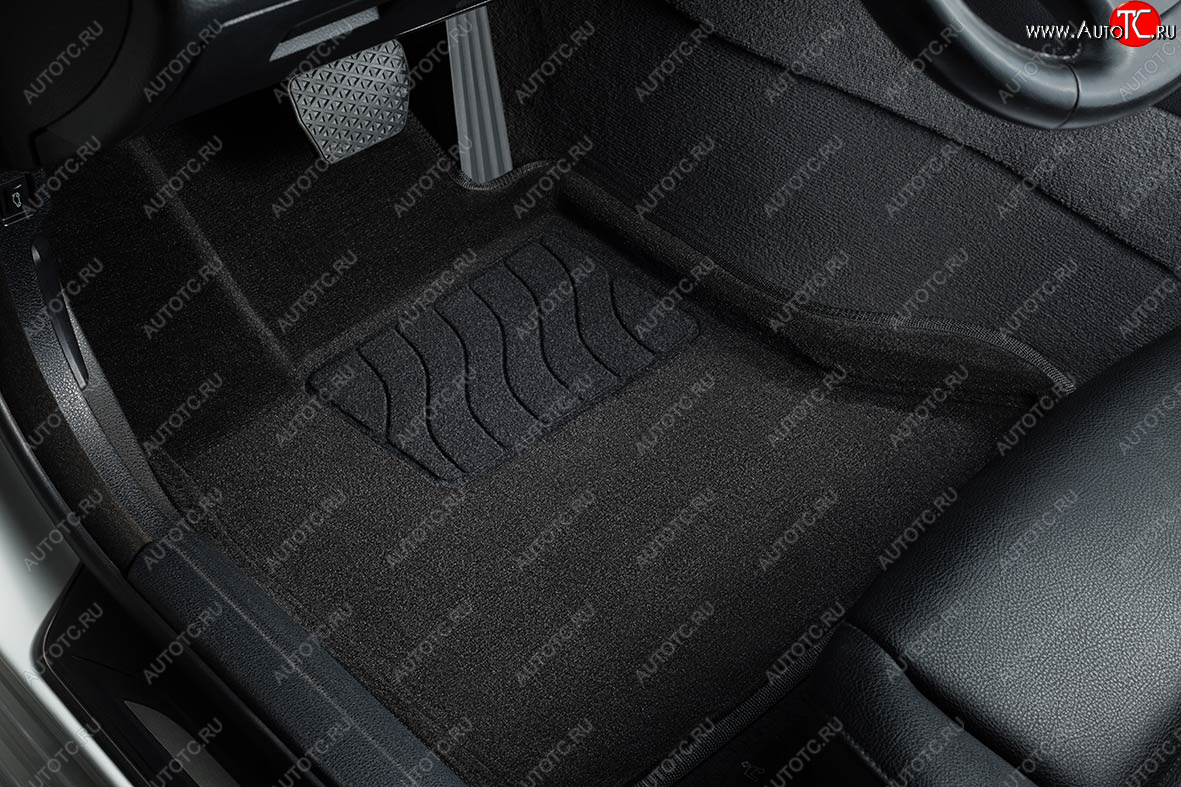 5 699 р. Коврики в салон SEINTEX 3D ВОРС (комплект) BMW X5 E70 дорестайлинг (2006-2010) (Цвет: черный)  с доставкой в г. Белгород