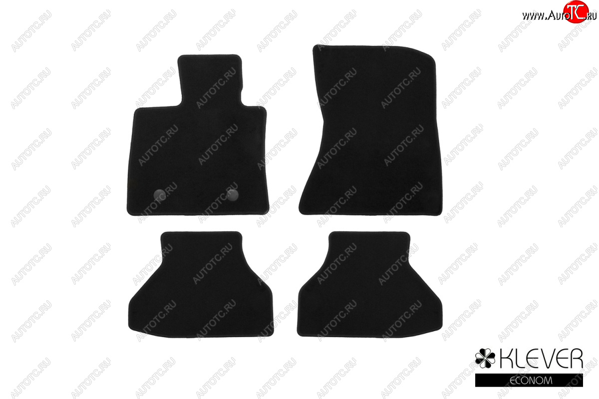 4 849 р. Текстильные коврики салона Klever Econom BMW X5 E70 дорестайлинг (2006-2010) (Черные)  с доставкой в г. Белгород