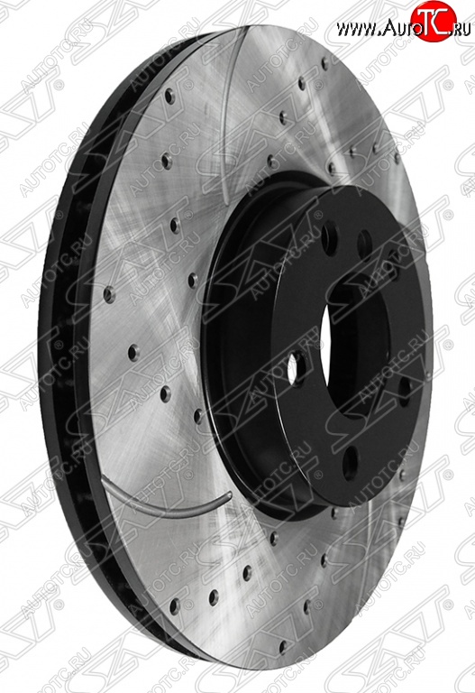 11 799 р. Комплект передних тормозных дисков SAT (перфорированые, Ø332) BMW X5 E70 дорестайлинг (2006-2010)  с доставкой в г. Белгород