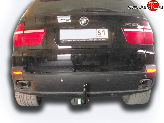 9 549 р. Фаркоп Лидер Плюс BMW X5 E70 дорестайлинг (2006-2010) (Без электропакета)  с доставкой в г. Белгород