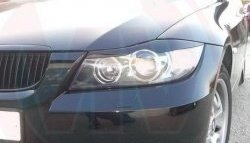 739 р. Реснички на фары ABS BMW 3 серия E90 седан дорестайлинг (2004-2008)  с доставкой в г. Белгород. Увеличить фотографию 2
