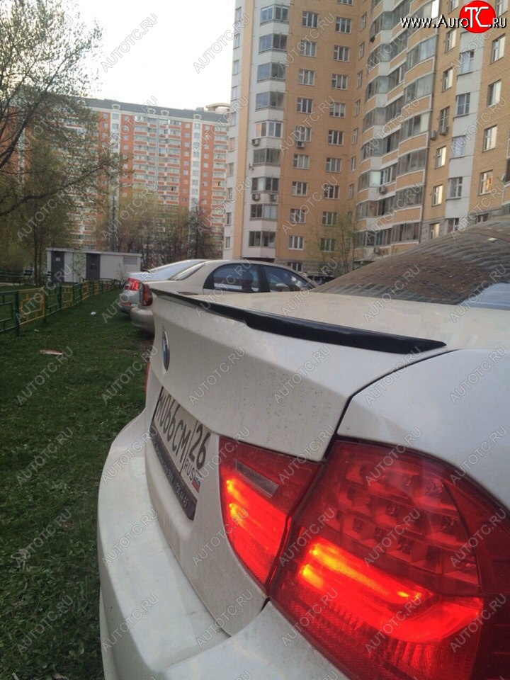 3 399 р. Лип спойлер  3 серия E90 (04-11) АВТОКРАТ BMW 3 серия E90 седан дорестайлинг (2004-2008) (Неокрашенный)  с доставкой в г. Белгород