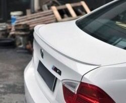 4 649 р. Лип спойлер M3 BMW 3 серия E90 седан дорестайлинг (2004-2008) (Неокрашенный)  с доставкой в г. Белгород. Увеличить фотографию 2