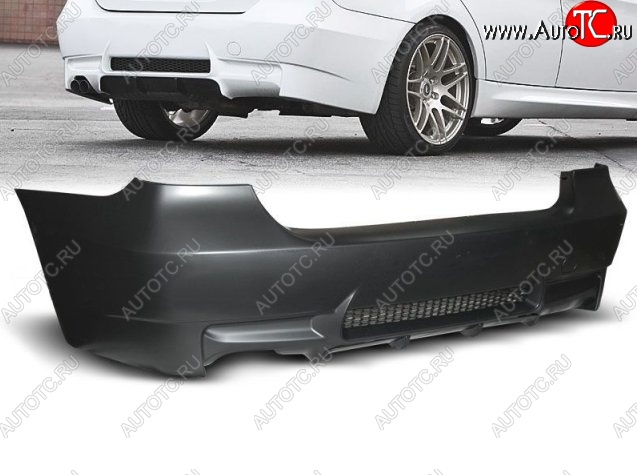 33 449 р. Задний бампер (рестайлинг) M3 Style BMW 3 серия E90 седан дорестайлинг (2004-2008) (Неокрашенный)  с доставкой в г. Белгород
