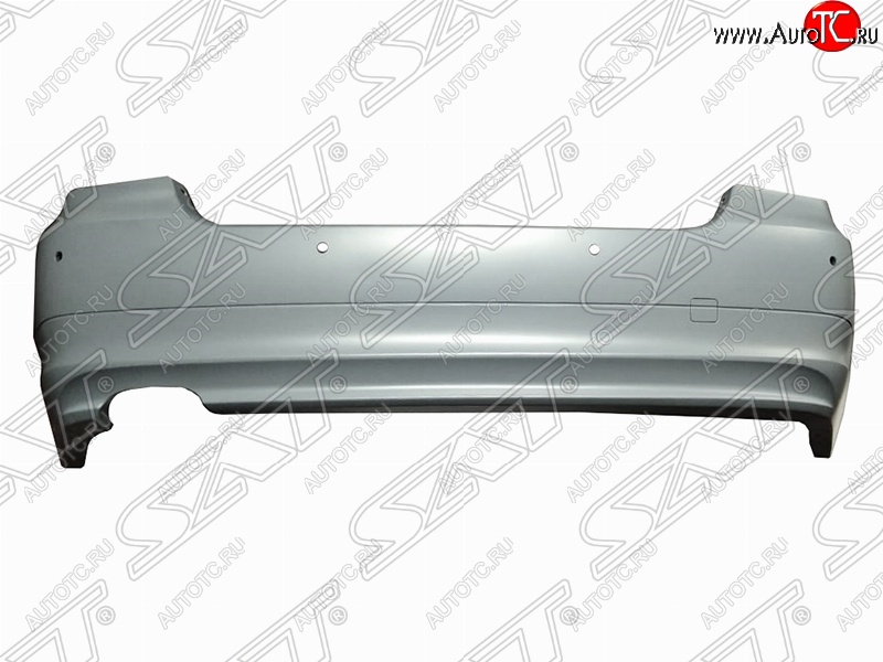7 999 р. Задний бампер SAT (с отв. под сонары, пр-во Тайвань) BMW 3 серия E90 седан дорестайлинг (2004-2008) (Неокрашенный)  с доставкой в г. Белгород