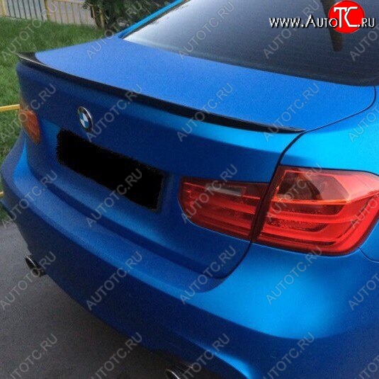 3 499 р. Спойлер багажника Performance BMW 3 серия F30 седан рестайлинг (2015-2018) (Неокрашенный)  с доставкой в г. Белгород