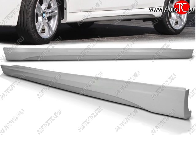 16 149 р. Пороги накладки M-pakiet BMW X1 E84 (2009-2015) (Неокрашенные)  с доставкой в г. Белгород