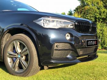 19 999 р. Сплиттер переднего бампера M-Performance BMW X5 F15 (2013-2018) (цвет: черный глянец)  с доставкой в г. Белгород. Увеличить фотографию 4