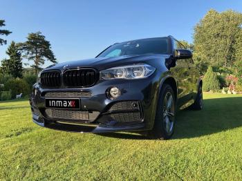19 999 р. Сплиттер переднего бампера M-Performance BMW X5 F15 (2013-2018) (цвет: черный глянец)  с доставкой в г. Белгород. Увеличить фотографию 7