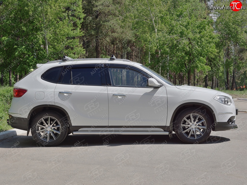 18 799 р. Защита порогов из круглой трубы d63 мм SLITKOFF v2 Brilliance V5 (2012-2018)  с доставкой в г. Белгород