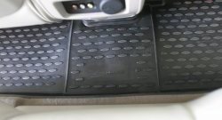 4 849 р. Коврики в салон Element 4 шт. (полиуретан)  Cadillac SRX (2010-2012) дорестайлинг (Черные)  с доставкой в г. Белгород. Увеличить фотографию 2