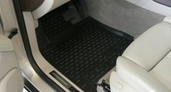 4 849 р. Коврики в салон Element 4 шт. (полиуретан)  Cadillac SRX (2010-2012) дорестайлинг (Черные)  с доставкой в г. Белгород. Увеличить фотографию 4