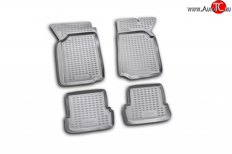 2 379 р. Коврики в салон (седан) Element 4 шт. (полиуретан)  Chery Amulet (Corda)  A15 (2003-2010) лифтбэк  с доставкой в г. Белгород