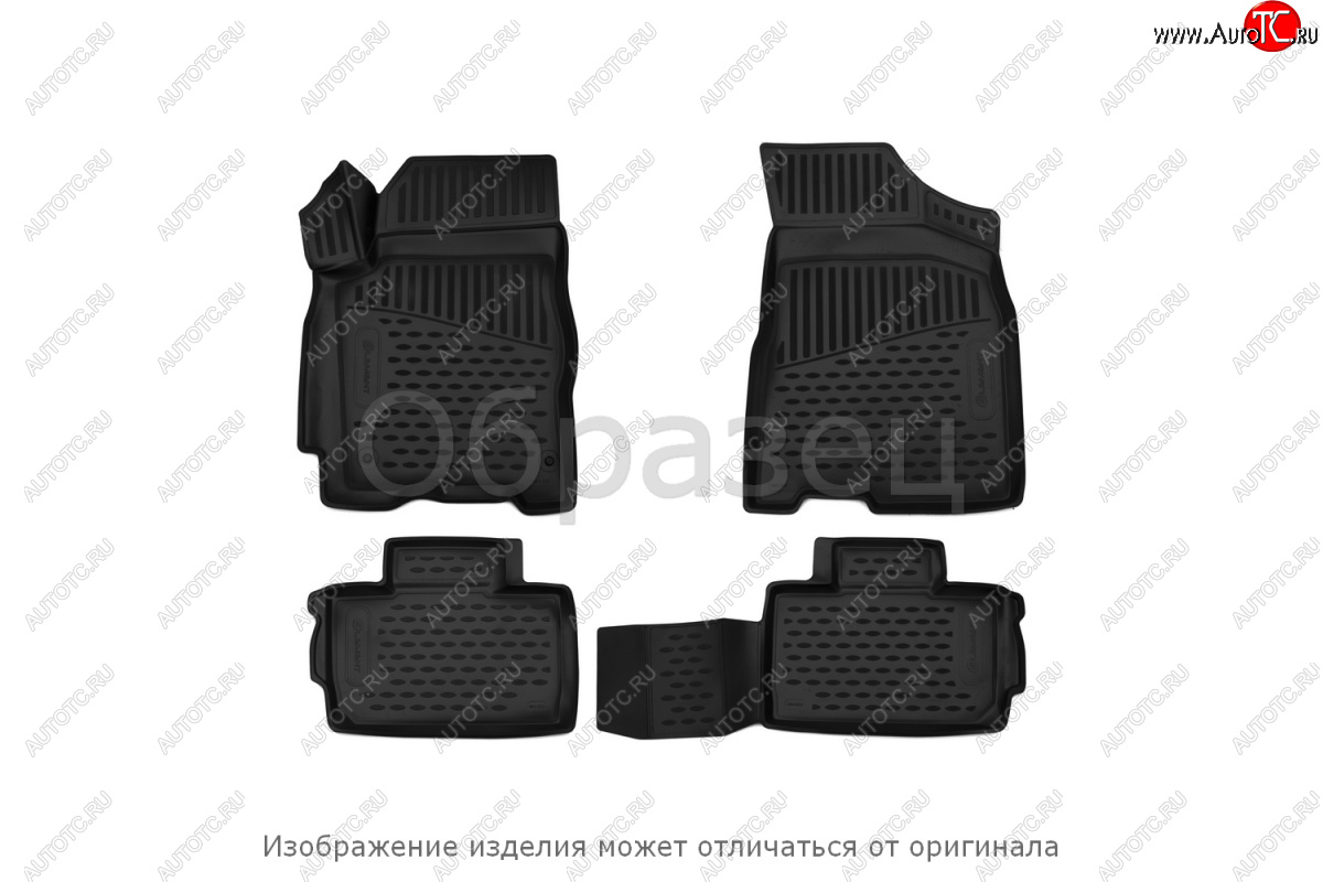 2 279 р. Коврики салона Element (3D, полиуретан)  Chery Tiggo 2 (2017-2025)  с доставкой в г. Белгород