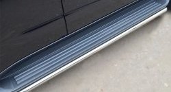15 449 р. Защита порогов из круглой трубы диаметром 42 мм SLITKOFF Chevrolet Trailblazer GM800 дорестайлинг (2012-2016)  с доставкой в г. Белгород. Увеличить фотографию 3
