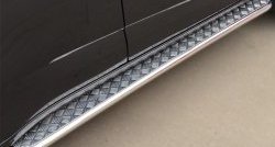 24 649 р. Широкая защита порогов SLITKOFF Chevrolet Trailblazer GM800 дорестайлинг (2012-2016)  с доставкой в г. Белгород. Увеличить фотографию 2