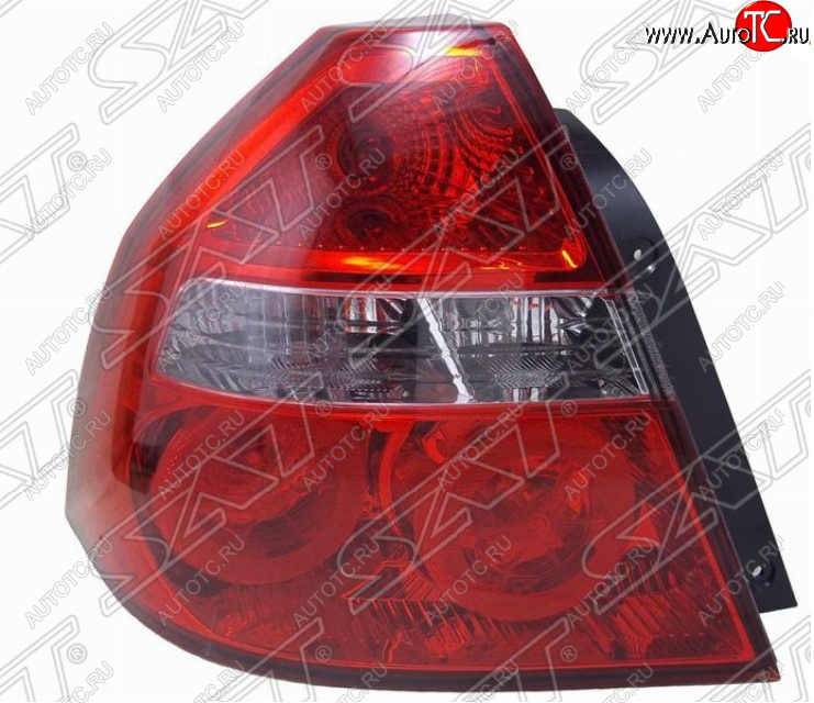2 179 р. Левый задний фонарь SAT Chevrolet Aveo T250 седан рестайлинг (2006-2011)  с доставкой в г. Белгород