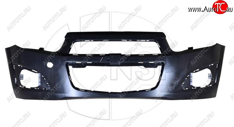 5 649 р. Бампер передний NSP Chevrolet Aveo T300 седан (2011-2015) (Неокрашенный)  с доставкой в г. Белгород