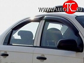 2 699 р. Комплект дефлекторов окон (ветровиков) 4 шт. Novline  Chevrolet Aveo  T200 (2003-2008) седан  с доставкой в г. Белгород