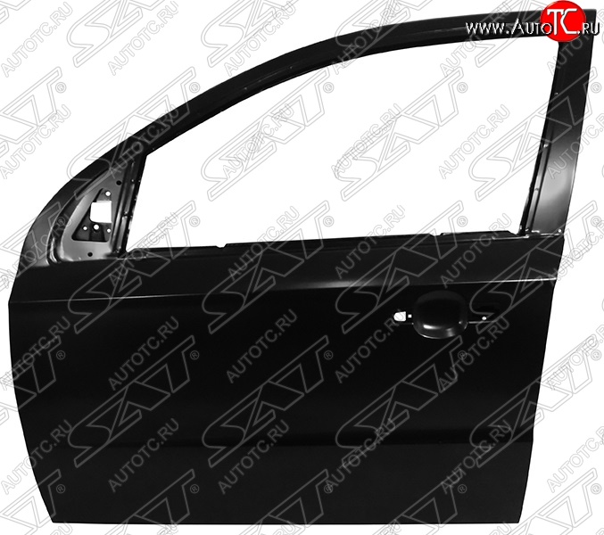 15 949 р. Левая дверь передняя SAT Chevrolet Aveo T250 седан рестайлинг (2006-2011) (Неокрашенная)  с доставкой в г. Белгород