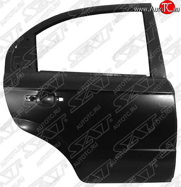 5 899 р. Правая задняя дверь SAT Chevrolet Aveo T250 седан рестайлинг (2006-2011) (Неокрашенная)  с доставкой в г. Белгород