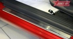 Накладки на внутренние пороги Souz-96 Chevrolet Aveo  T200 (2002-2008) хэтчбек 5 дв, седан