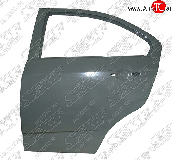 13 649 р. Левая дверь задняя SAT Chevrolet Aveo T300 седан (2011-2015) (Неокрашенная)  с доставкой в г. Белгород