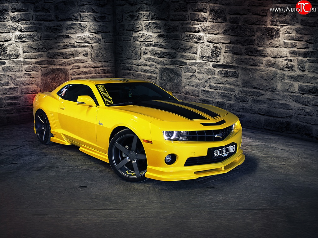 19 099 р. Накладка на передний бампер Sport Chevrolet Camaro дорестайлинг (2008-2014) (Неокрашенная)  с доставкой в г. Белгород