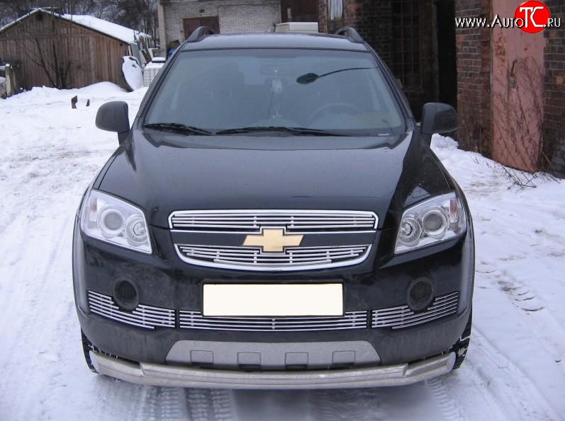 7 699 р. Декоративная вставка воздухозаборника Berkut Chevrolet Captiva  дорестайлинг (2006-2011)  с доставкой в г. Белгород