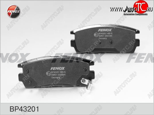 1 659 р. Колодка заднего дискового тормоза FENOX Chevrolet Captiva 2-ой рестайлинг (2013-2016)  с доставкой в г. Белгород