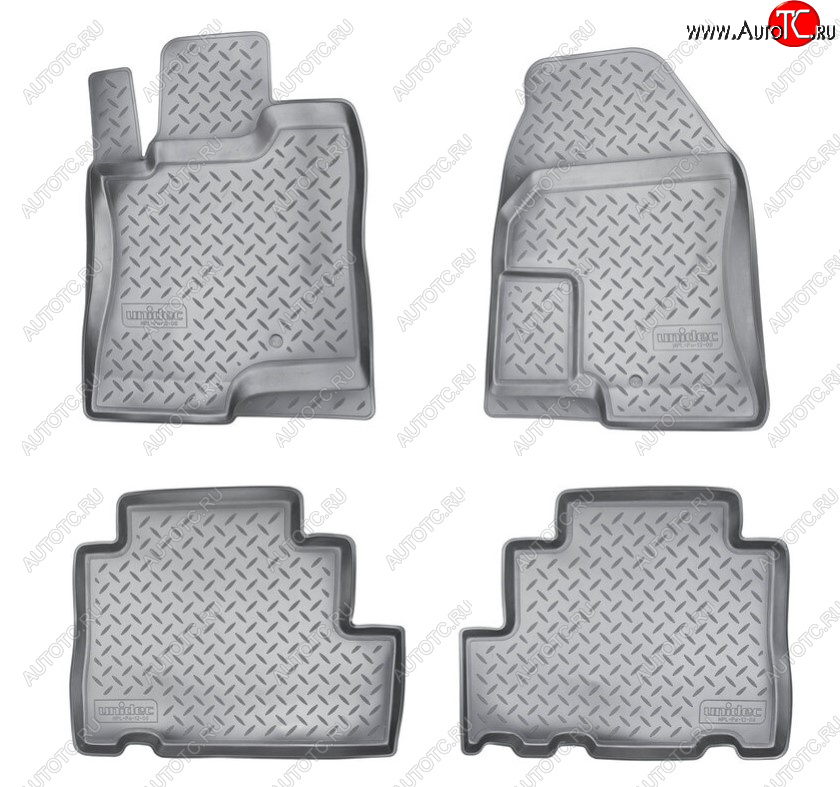 2 599 р. Комплект салонных ковриков Norplast Unidec Opel Antara (2006-2010) (Цвет: черный)  с доставкой в г. Белгород