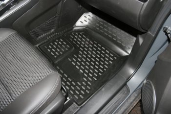 2 699 р. Коврики салона Element (полиуретан, 5 штук)  Chevrolet Captiva (2011-2018) 1-ый рестайлинг, 2-ой рестайлинг,  дорестайлинг  с доставкой в г. Белгород. Увеличить фотографию 2