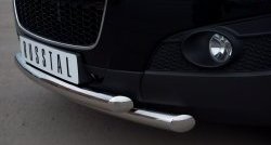 18 799 р. Защита переднего бампера (2 трубыØ63 мм, нержавейка) SLITKOFF Chevrolet Captiva 1-ый рестайлинг (2011-2013)  с доставкой в г. Белгород. Увеличить фотографию 3