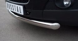 15 549 р. Одинарная защита переднего бампера диаметром 76 мм SLITKOFF  Chevrolet Captiva (2011-2013) 1-ый рестайлинг  с доставкой в г. Белгород. Увеличить фотографию 3